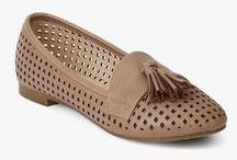 Van Heusen Brown Belly Shoes women