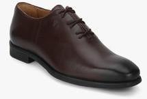 Van Heusen Brown Oxford Formal Shoes men