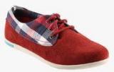 Vaph Red Lifestyle Shoes Women