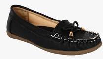 Vapr Black Moccasins women