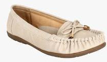 Vapr Cream Moccasins women