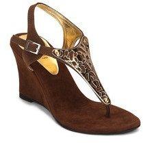 Wet Blue Brown Wedges women