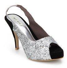 Wet Blue Silver Stilletoes women