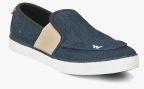 Wildcraft Navy Blue Canvas Regular Slip On Sneakers men