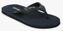 Woodland Black Flip Flops men