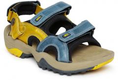 Woodland Blue Leather Floaters men