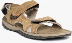 Woodland Brown Suede Sandals men