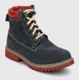 Woodland Dark Grey Boots Men