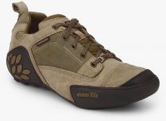 Woodland Khaki Trekking Shoes men