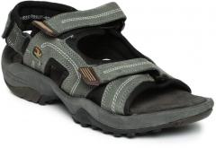 Woodland Olive Green Proplanet Leather Sports Sandals men