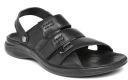 Woodland ProPlanet Men Black Leather Sandals