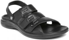 Woodland ProPlanet Men Black Leather Sandals