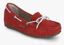 Woodland Red Moccasins women