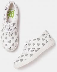 Yk White Synthetic Regular Sneakers boys