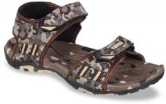 Yuuki Brown & Beige Sports Sandals men