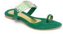 Z Collection Green Sandals women