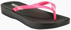 Zachho Black Slip On Flip Flops women