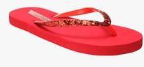 Zachho Red Flip Flops women