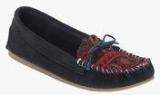 Zebba Blue Moccasins Women