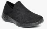 You By Skechers Women Black Walking Shoes