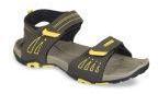 Yuuki Olive Green & Yellow Sports Sandals Men