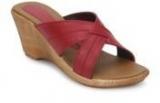 Z Collection Red Wedges Women