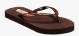 Zachho Brown Flip Flops Women