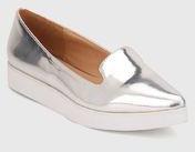 Zalora Silver Moccasins Women