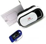 13 HI 13 Virtual Reality Headset Glasses Adjustable Screen Headband with Free Oximeter