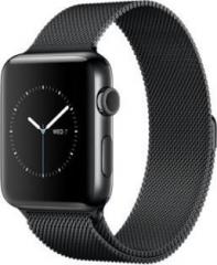 Apple Watch 38 mm Space Black Stainless Steel Case with Space Black Milanese Loop