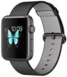 Apple Watch 42mm Space Gray Aluminium With Black Woven Nylon Strap