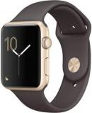 Apple Watch Series 1 42 Mm Gold Aluminium Case With Cocoa Sport Band