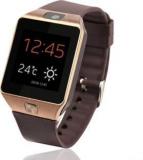 Benison India 3G In Built Camera & Mobile Memory Card Supported DZ 09 Gold Multicolor Smartwatch