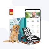 Fetaca Smart 4G Waterproof Pet GPS Tracker With 1 Year Free Subscription GPS Device Location Smart Tracker