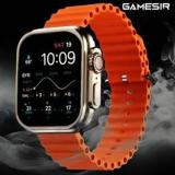 Gamesir Melbon T800 Ultra 1.96 inch AMOLED Display BT Calling Notification & Music, Fitness Smartwatch