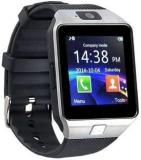 Gazzet Oppo 4G Compatible Bluetooth DZ09 Wrist Watch Phone With Camera & SIM Card Support Silver Smartwatch