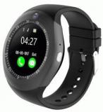 Ibs YS Round Bluetooth Smartwatch With SIM Card Slot With Pedometer Sleep Monitoring Smart Notification Micro SD Card Whatsapp, Facebook Anti Lost BLACK Smartwatch