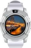 Life Like V8 Bluetooth With Sim & Tf Card Slot WHITE Smartwatch