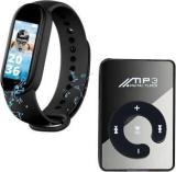 Lipzie Combo C967 M10 Smart Wrist Band, Fitness Heart Rate & Mini MP3 Music Player