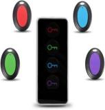 Qawachh Wireless Strong Key Finder, One Click Search, 1 Rf Transmitter And 4 Receivers Location Smart Tracker