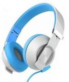 Shrih Foldable Wired 3.5mm Headset With Mic Smart Headphones