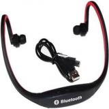 Sunlight Traders Android Bluetooth Wireless Sport Original Headset Black With Micro SD Slot 032 Smart Headphones