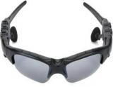 Vibex Wrap Black Sunglasses With HiFi Stereo MP3 Player