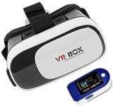 13 HI 13 Adjustable Screen Headband Virtual Reality Headset Glasses with Free Oximeter