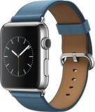 Apple Watch 42 Mm Stainless Steel Case With Marine Blue Classic Buckle