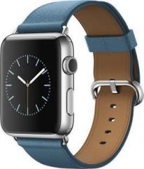 Apple Watch 42 mm Stainless Steel Case with Marine Blue Classic Buckle