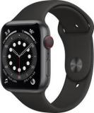 Apple Watch Series 6 GPS + Cellular 44 Mm Space Grey Aluminium Case With Black Sport Band