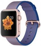 Apple Watch Sport 38mm Rose Gold Aluminum Case With Royal Blue Woven Nylon