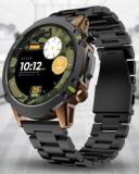 Boult Sterling Pro 1.43 Inch AMOLED, Stainless Steel Metallic Body, BT Calling, Rugged Smartwatch