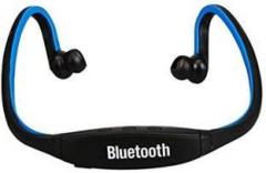 Cyxus BS 19C WIRELESS ORIGINAL BLUETOOTH HEADSET HEAD PHONE Blue Smart Headphones